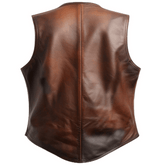 Vintage Men’s Brown Leather Vest